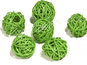 Куля з ротангу, 2,5см, САЛАТОВА